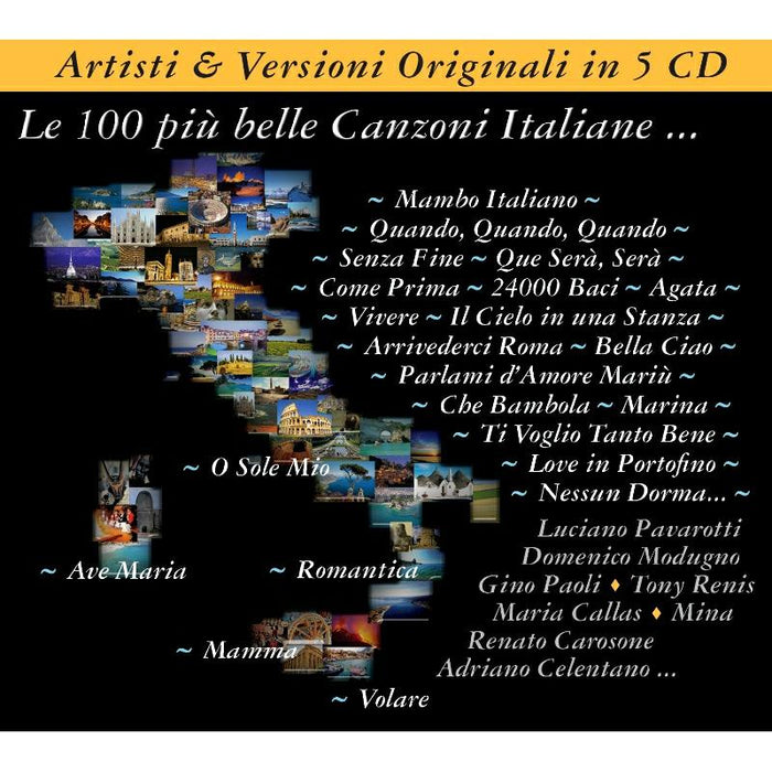 Various Artists: 100 of the Most Beautiful Italian Songs