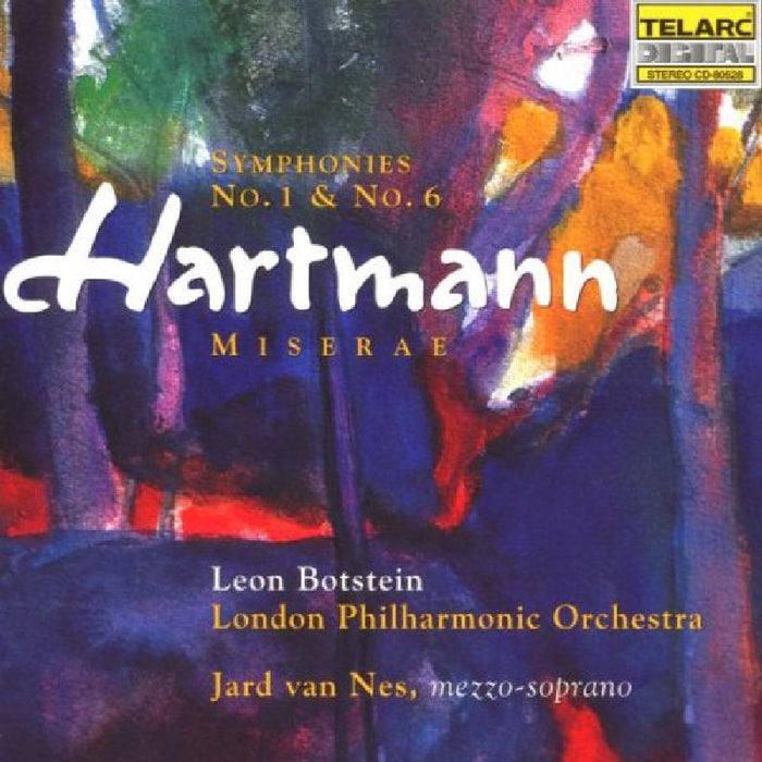 Leon Botstein: Hartmann: Symphonies Nos. 1 & No. 6; Miserae