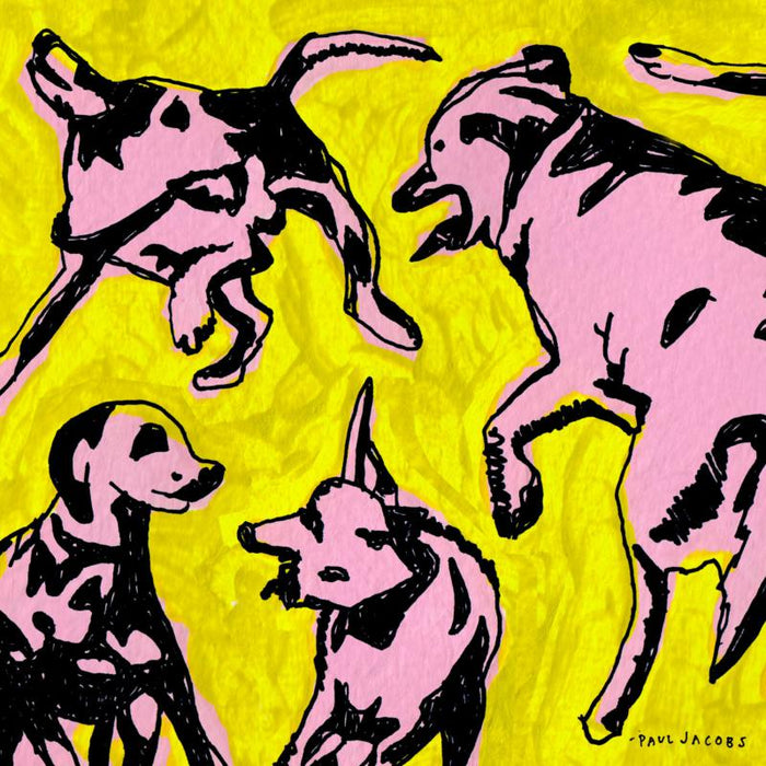Paul Jacobs: Pink Dogs on the Green Grass