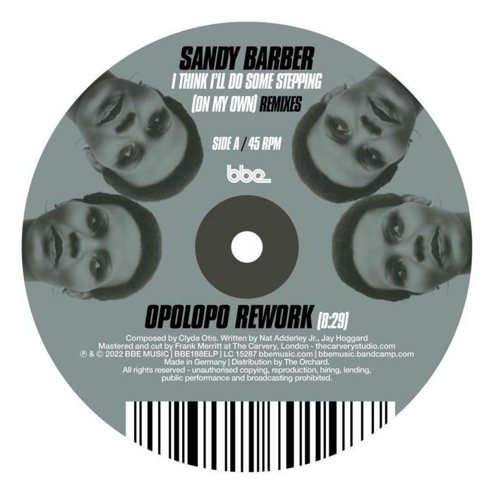 Sandy Barber: I Think I'll Do Some Stepping (On My Own) Remixes
