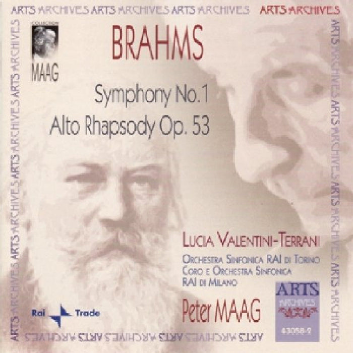 : Brahms: Symphony No. 1; Alto Rhapsody Op. 53