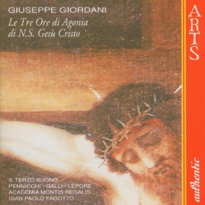 Giuseppe Giordani: Giordani: The Three Hours of Agony of Our Lord Jesus Christ