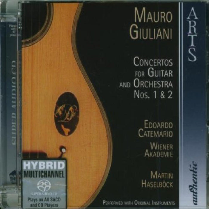 Edoardo Catemario: Mauro Giuliani: Concertos for Guitar and Orchestra Nos. 1-2