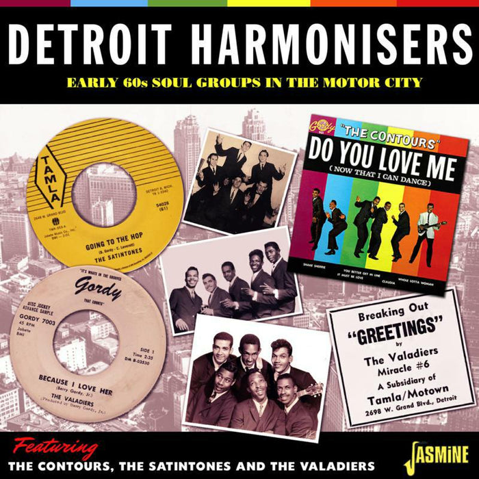 Various Artists: Detroit Harmonisers - Early 60s Soul Groups in the Motor City feat. The Contours, The Satintones and The Valadiers