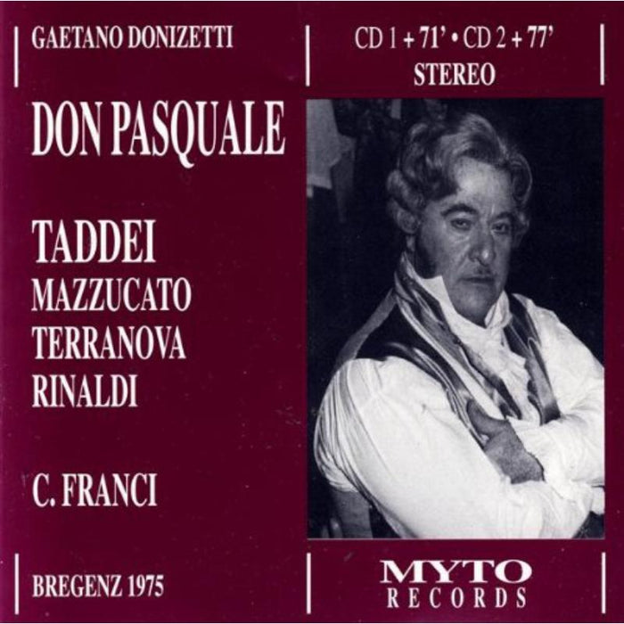 Taddei/Mazzucato/Terranova/Rinaldi/Bregenz1975: Don Pasquale