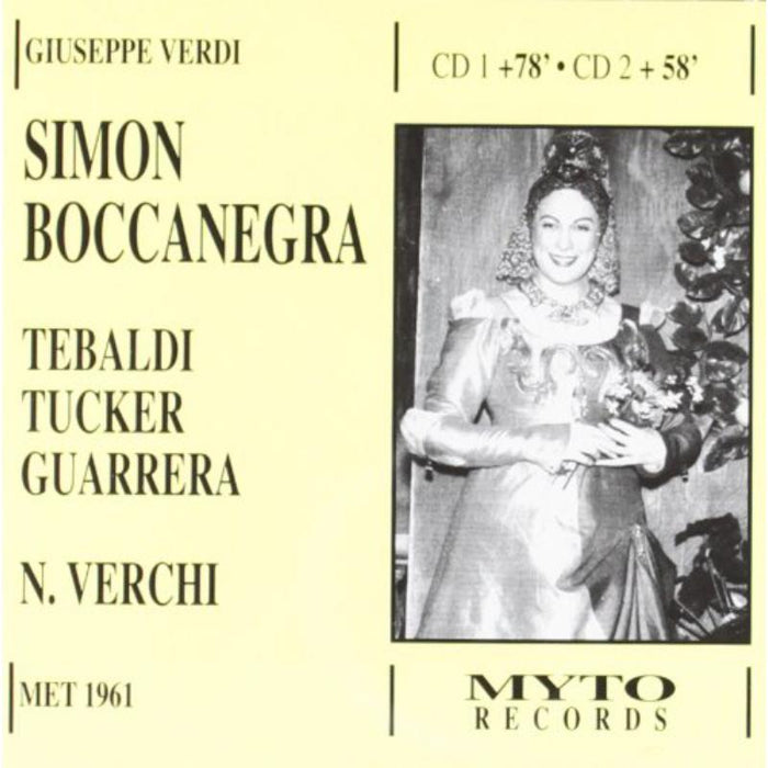 Tebaldi/Tucker/Guarrera/MET1961: Simon Boccanegra