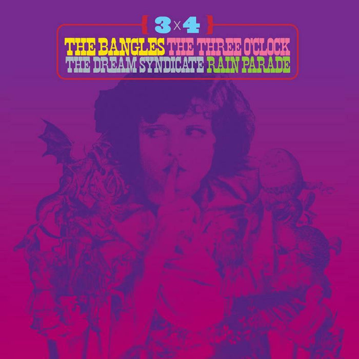Various Artists: 3 x 4 (The Bangles, The Three O'Clock, The Dream Syndicate and Rain Parade) (2LP)