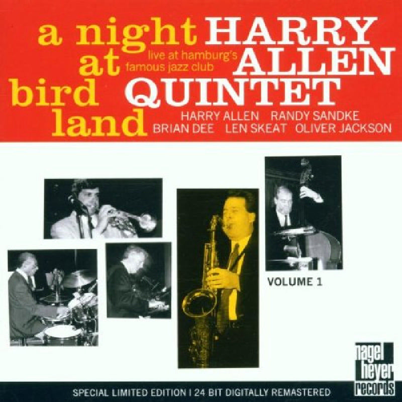 Harry Allen Quintet: Night at Birdland, Vol. 1