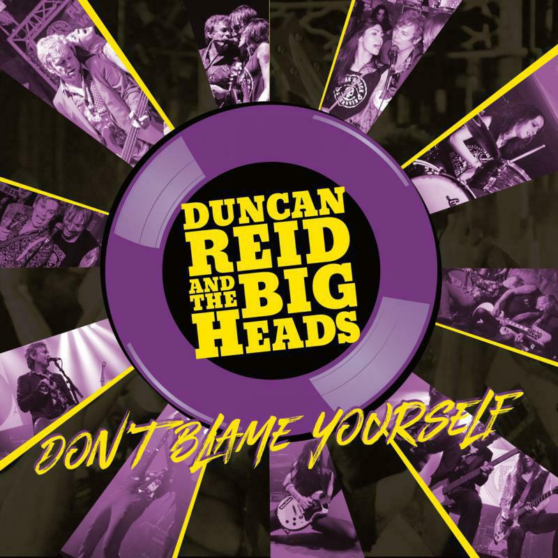 Duncan Reid and The Big Heads: Don't Blame Yourself (Ltd Edition Yellow/Purple Vinyl) (LP)