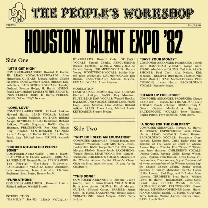 The People's Workshop: Houston Talent Expo '82 (LP)