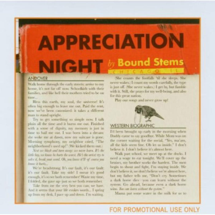Bound Stems: Appreciation Night