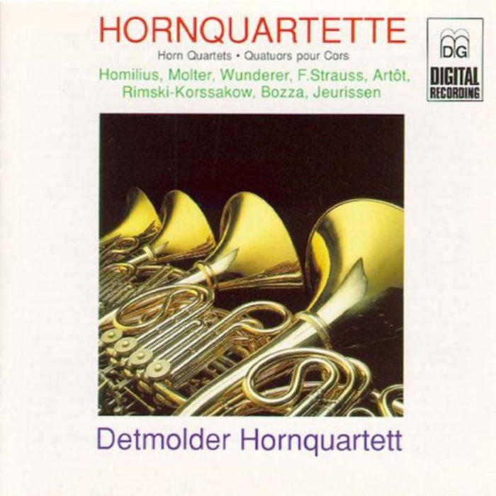 Detmolder Hornquartett: Horn Quartets by Homilius, Molter, Wunderer, Strauss & Artot