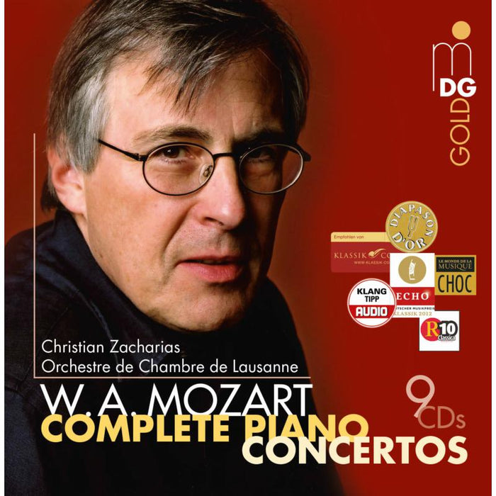 Christian Zacharias; Orchestre De Chambre De Lausanne: Mozart: Piano Concertos (9CD Set)