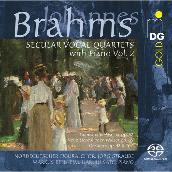 Norddeutscher Figuralchor; J?rg Straube, Haruhi Sato & Marku: Johannes Brahms: Secular Vocal Quartets With Piano Vol. 2