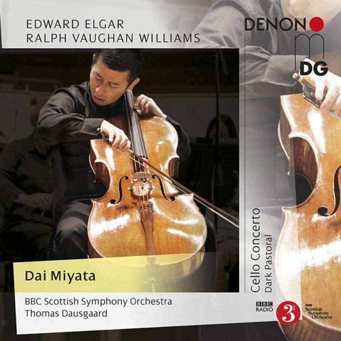 Dai Miyata; BBC Scottish Symphony Orchestra; Dausgaard: Elgar: Cello Concerto / Vaughan Williams: Dark Pastoral