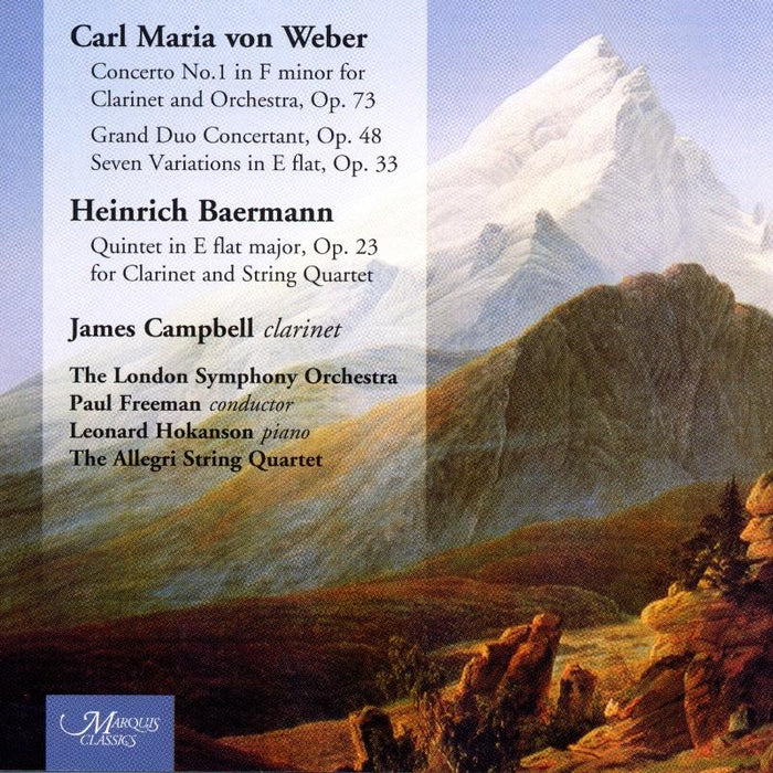 James Campbell, London Symphony Orchestra & Paul Freeman: Weber: Clarinet Concerto No.1, Grand Duo Concertant, Op.48