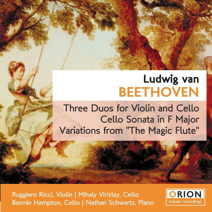 Ruggiero Ricci, Mihaly Virizlay & Bonnie Hampton: Beethoven: Three Duos For Violin And Cello, Cello Sonata