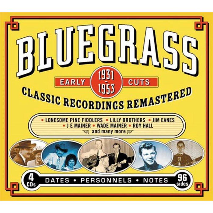 Various Artists: Bluegrass Early Cuts 1931-1953