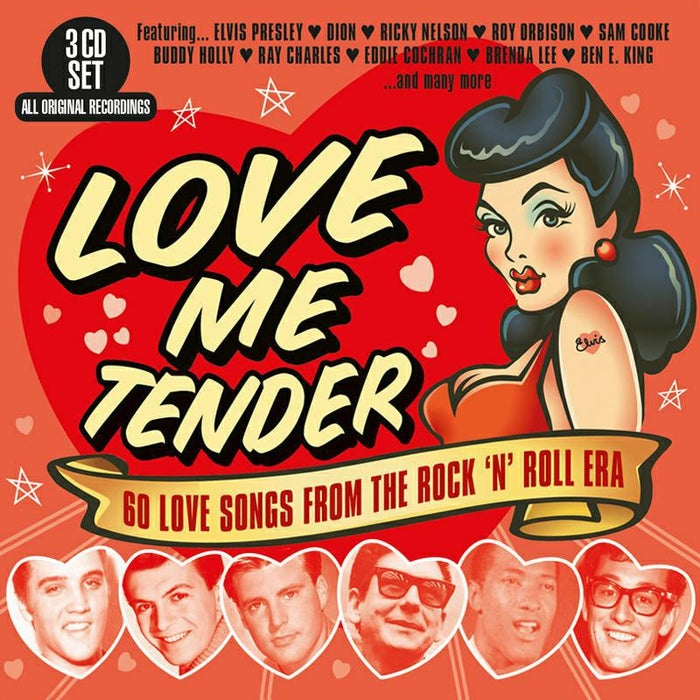 Various Artists: Love Me Tender - 60 Love Songs From The Rock 'n' Roll Era (3CD)