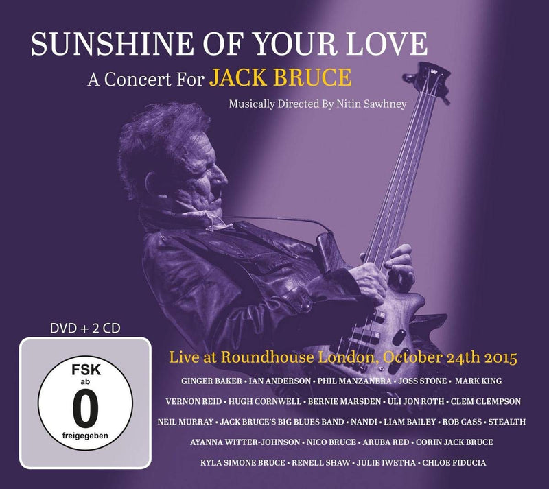 Various: Sunshine Of Your Love - A Concert For Jack Bruce