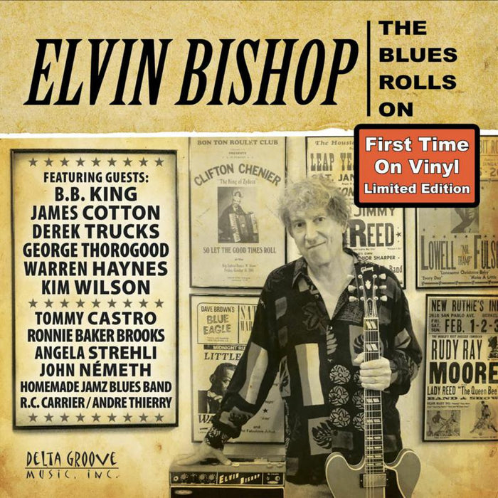 Elvin Bishop The Blues Rolls On LP