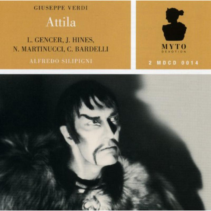Gencer;Bardelli;Martinucci;Hines: Attila   (Opera New Jersey live 20.10.1972)