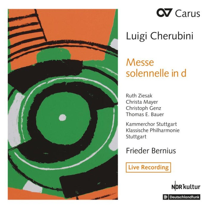 Ruth Ziesak; Christa Mayer; Christoph Genz; Frieder Bernius: Luigi Cherubini: Messe Solenelle No 2 In D