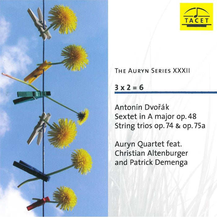 Auryn Quartet: Dvorak: Sextet In A Major Op. 48, String Trios Op. 74 & 75