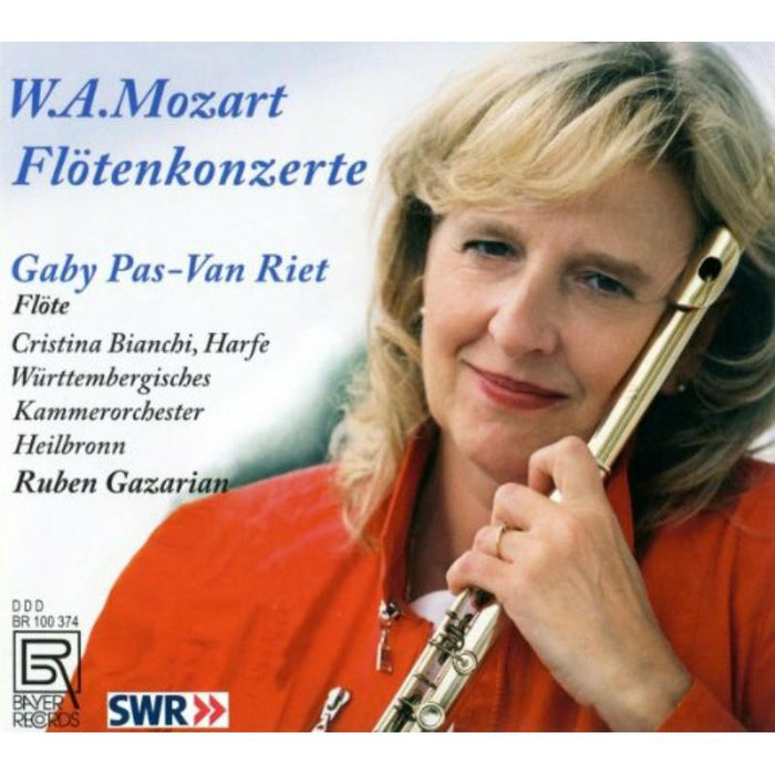 Pas-Van Riet/Bianchi/W?rttembergisches Kammerorchester Heilbronn/Gazarian: Wolfgang Amadeus Mozart: Flute Concertos Nos. 1 & 2/Concerto for Flute, Harp & Orchestra