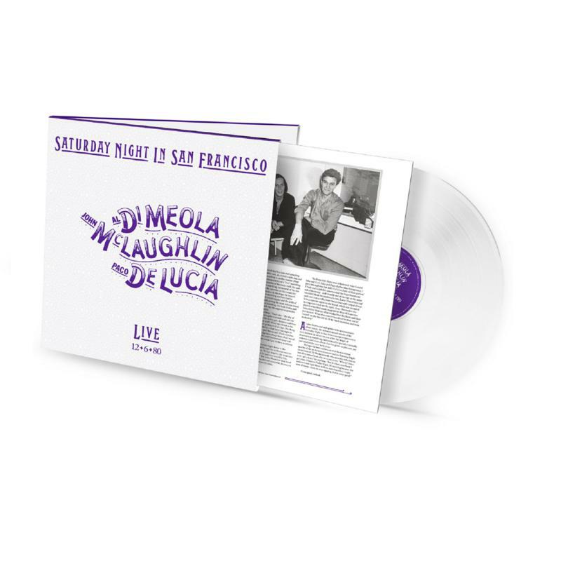 Di Meola Mclaughlin De Lucia: Saturday Night In San Francisco (Clear Vinyl) (LP)