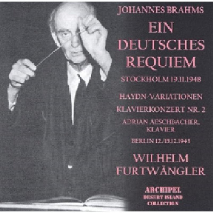 Furtwangler: Deutsches Requiem Furtwangler 1948 03/04