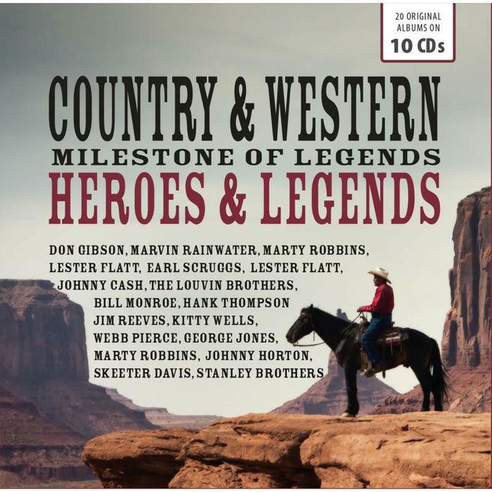 Various Artists: Milestone Of Legends: Country & Western Heroes (10CD)