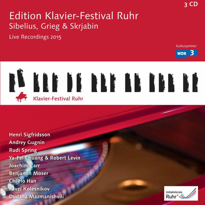 Henri Sigfridsson, Andrey Gugnin, Rudi Spring, Ya-Fei Chuang & Robert Levin: Sibelius, Grieg, Scriabin: Edition Klavier-Festival Ruhr Vol. 34