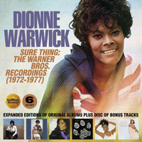 DIONNE WARWICK - SURE THING - THE WARNER BROTHERS RECORDINGS 1972-1977 6CD CLAMSHELL BOX SET - QSMCR5207BX