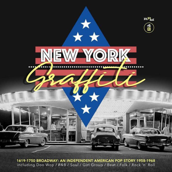 Various Artists: New York Graffiti - 1619-1750 Broadway ~ An Independent American Pop Story 1958-1968: 4CD Boxset