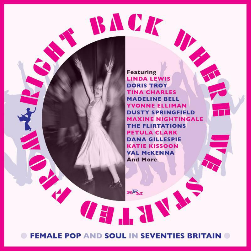 Various Artists: Right Back Where We Started From ~ Female Pop And Soul In Seventies Britain: 3CD Digipak
