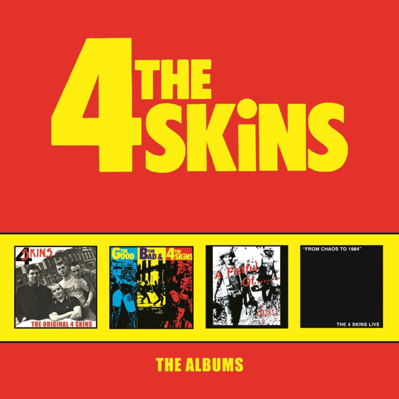 THE 4 SKINS: THE ALBUMS: 4CD CLAMSHELL BOXSET