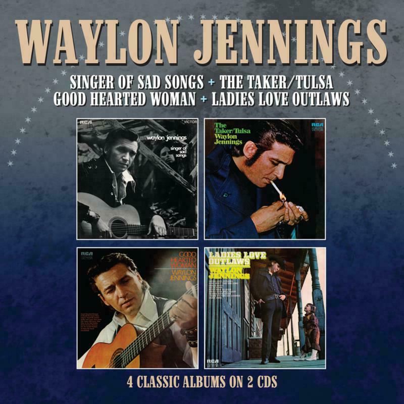 Waylon Jennings: Singer Of Sad Songs / The Taker-Tulsa / Good Hearted Woman / Ladies Love Outlaws (2CD)