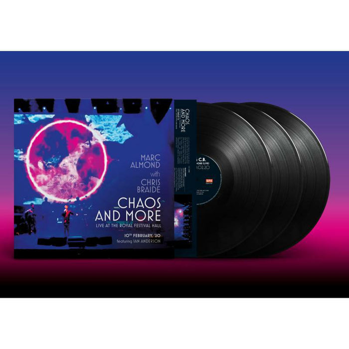 MARC ALMOND WITH CHRIS BRAIDE: CHAOS AND MORE LIVE AT THE ROYAL FESTIVAL HALL - 10TH FEBRUARY 2020 - 3LP LIMITED EDITION VINYL