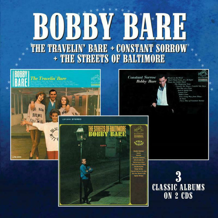 Bobby Bare: Travelin Bare / Constant Sorrow / The Streets Of Baltimore