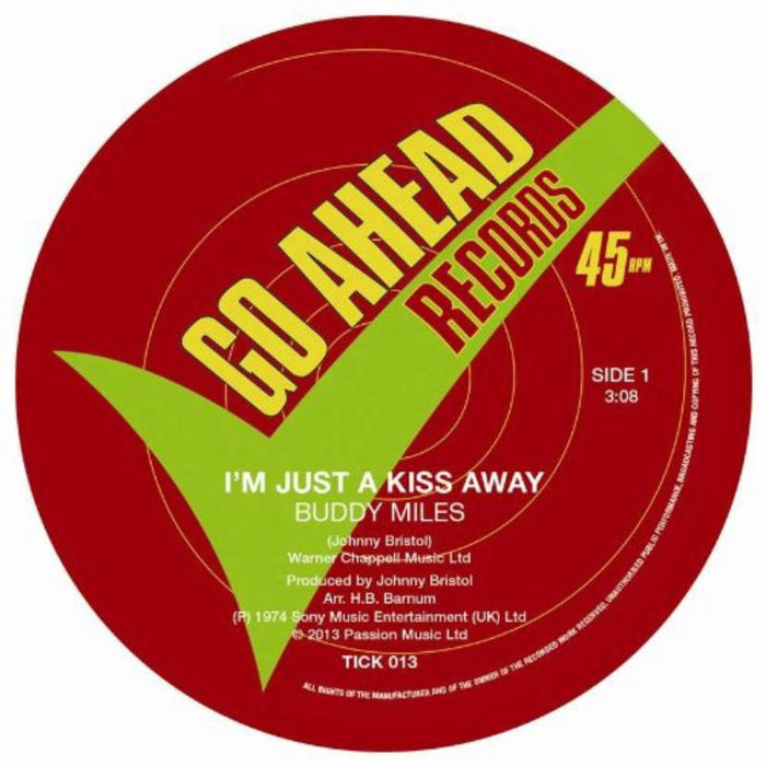 Buddy Miles: I'm Just A Kiss Away