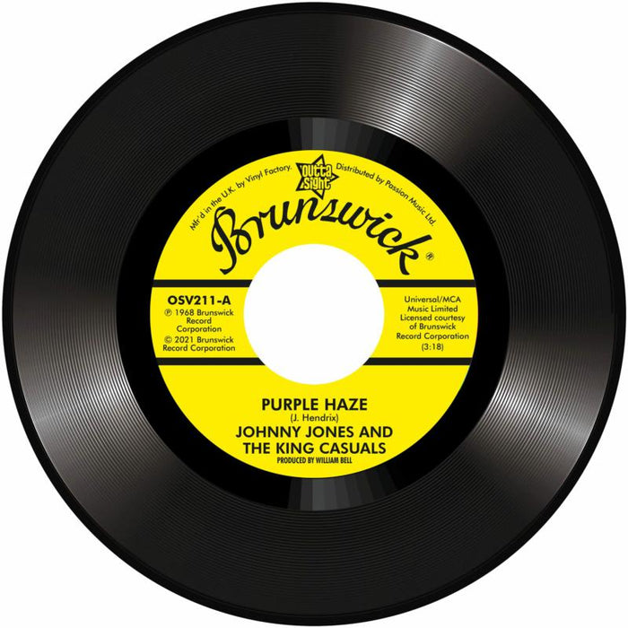 Johnny Jones And The King Casuals: Purple Haze/There Was A Time