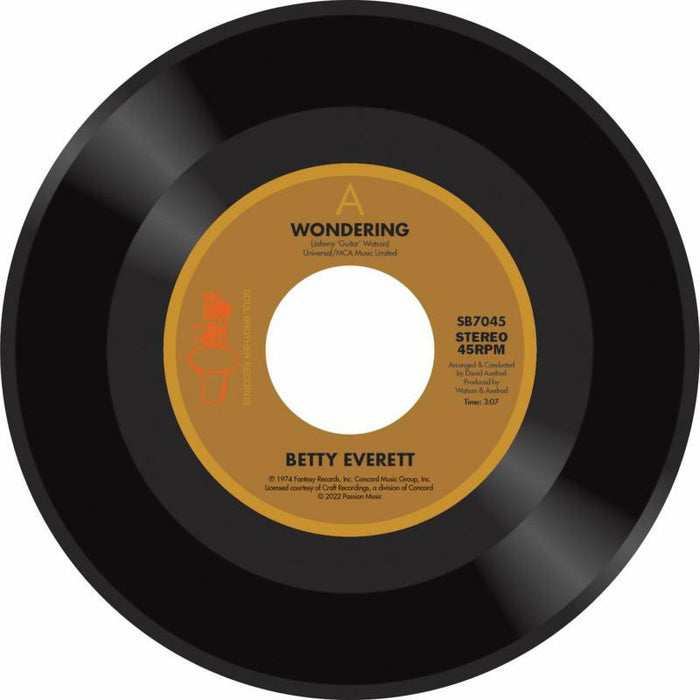 Betty Everett: Wondering / Try It, You'll Like It