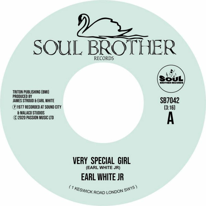 Earl White Jr: Very Special Girl / Never Fall In Love Again