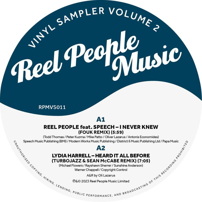 Reel People Music : Vinyl Sampler Volume 2