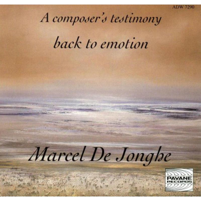 Jonghe: A composer's testimony
