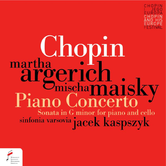 Martha Argerich & Mischa Maisky: Chopin: Piano Concerto No.1 Sonata for piano and cello Op.65
