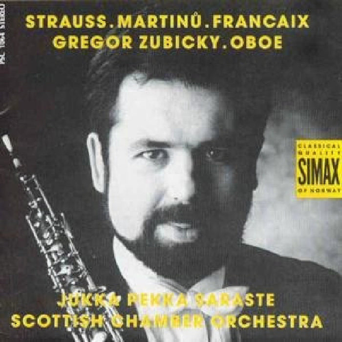 Gregor Zubicky: Strauss, Martinu, Francaix