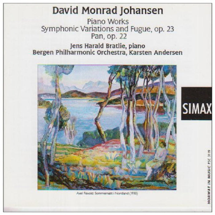 David Monrad Johansen: Pan and More Orchestral Works (Bratlie, Bergen Po)