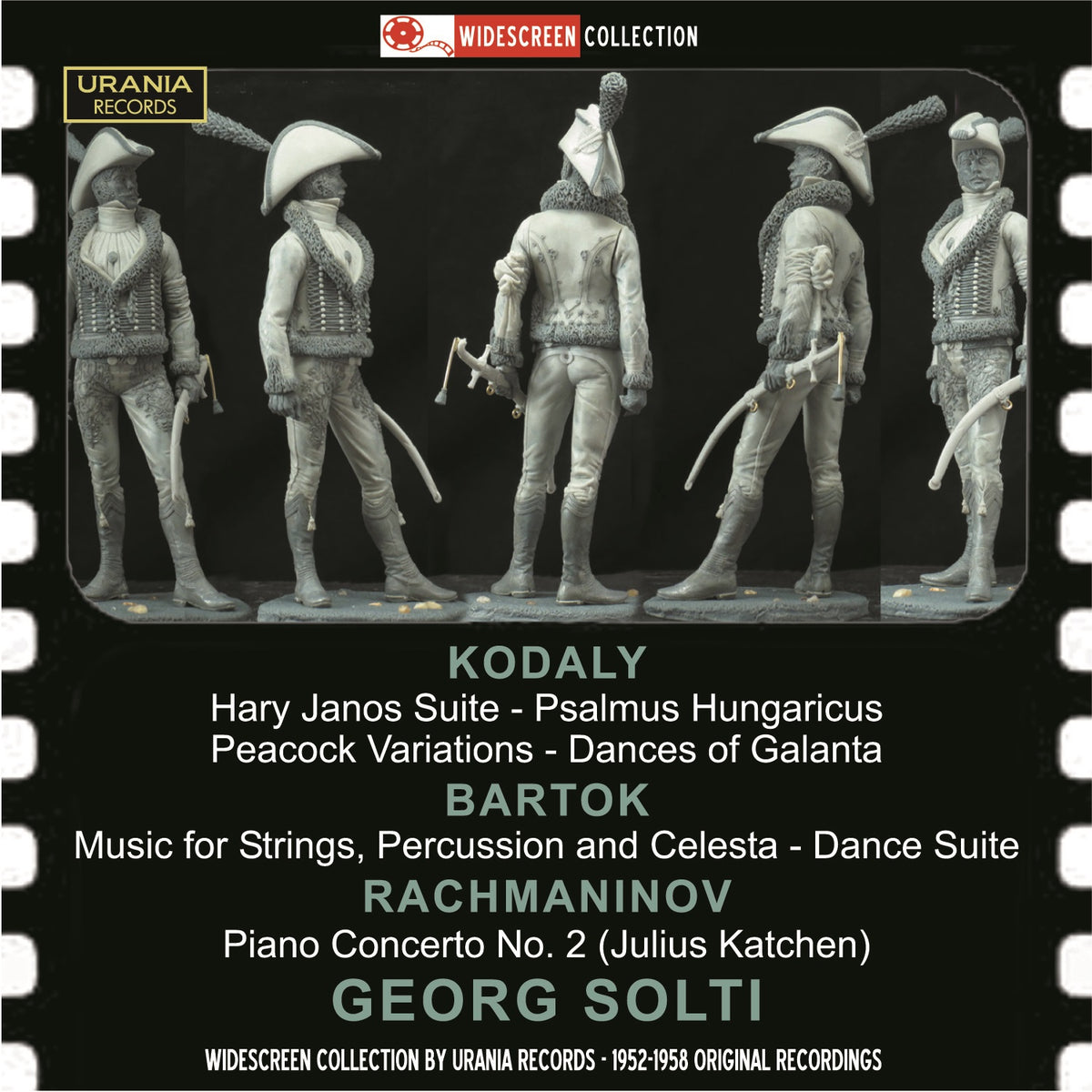 William Mc Alpine, Julius Katchen, London Philharmonic Orchestra, London Symphony Orchestra, Georg Solti: Solti conducts Kodali, Bartok, Rachmaninov